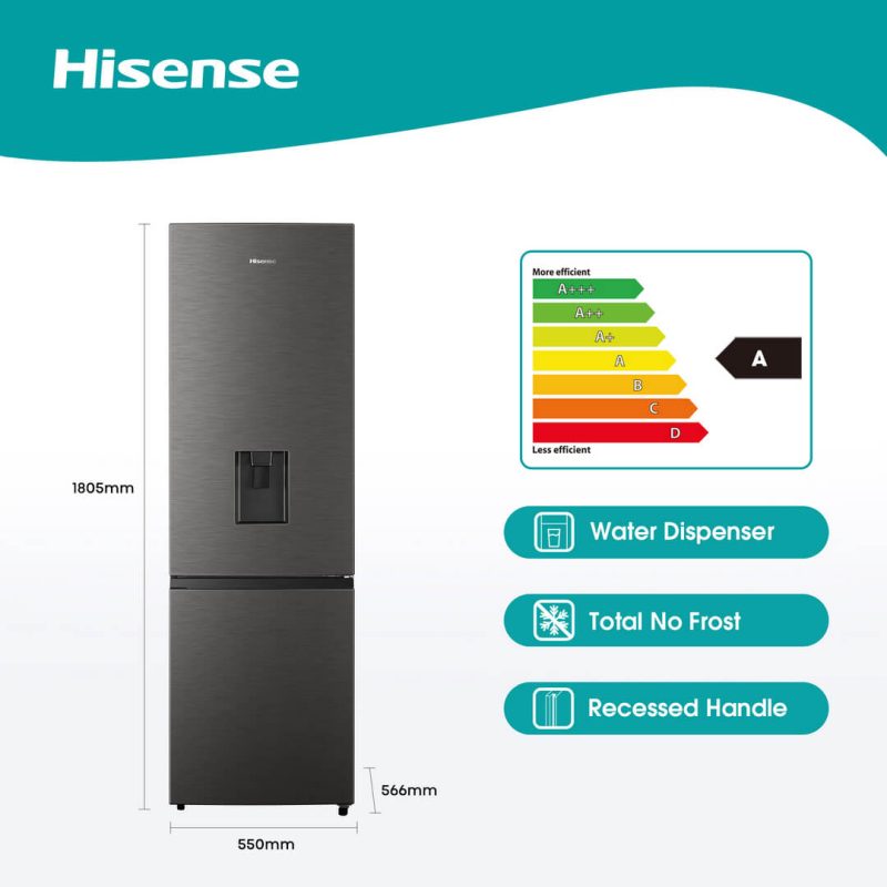 Hisense H370BIT WD Combi Refrigerator Shop Snap